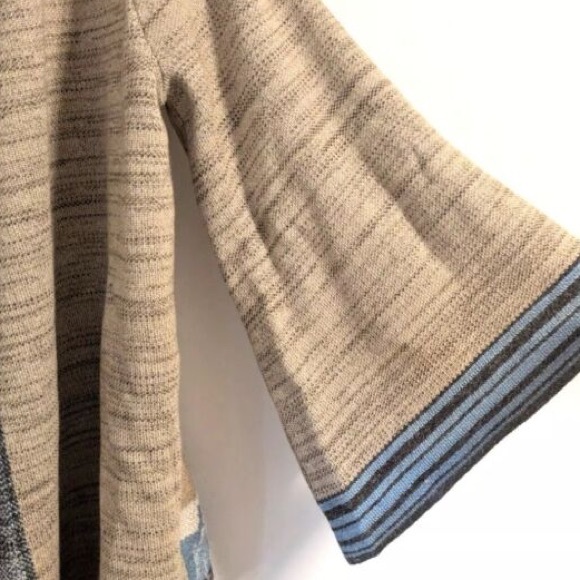 Anthropologie Embroidered Crane Cardigan NWOT extremely oversized - Picture 7 of 14